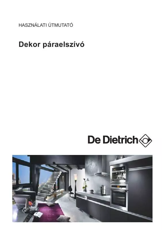 Mode d'emploi DE DIETRICH DHD556XE1