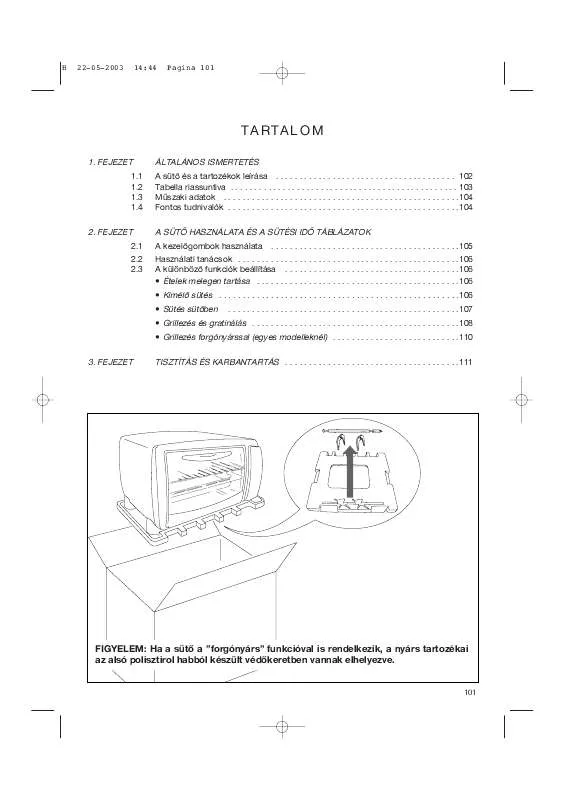 Mode d'emploi DELONGHI EO 1831