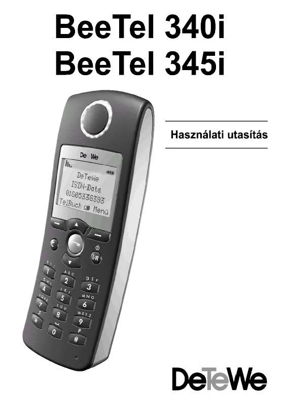 Mode d'emploi DETEWE BEETEL 340I