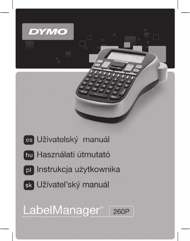 Mode d'emploi DYMO LABELMANAGER 260P