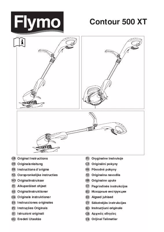 Mode d'emploi FLYMO CONTOUR 500 XT