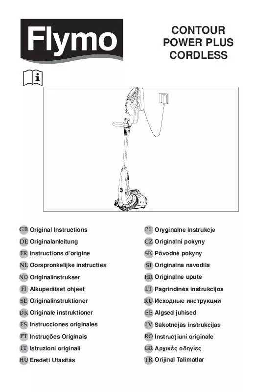 Mode d'emploi FLYMO CONTOUR POWERPLUS CORDLESS