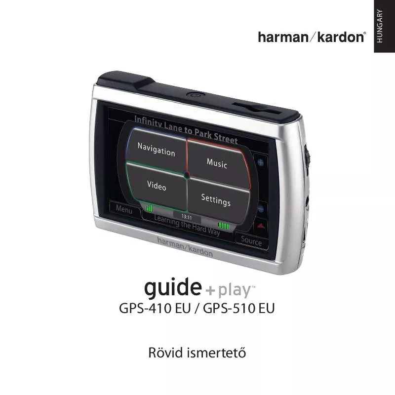 Mode d'emploi HARMAN KARDON GPS-410 [GPS-410EU]