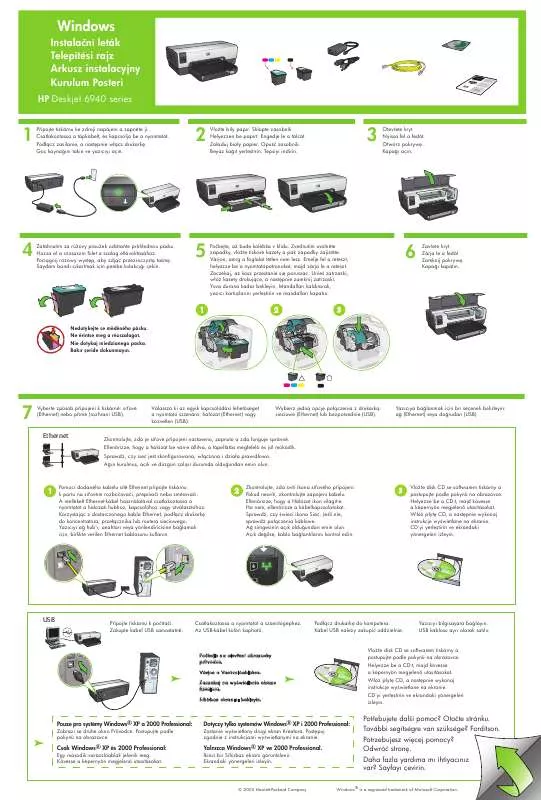 Mode d'emploi HP DESKJET 6940