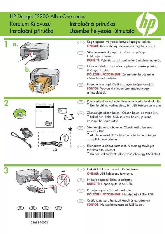 Mode d'emploi HP DESKJET F2235