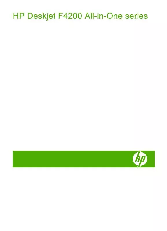 Mode d'emploi HP F4210 ALL-IN-ONE
