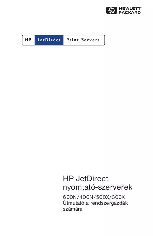 Mode d'emploi HP JETDIRECT 400N PRINT SERVER