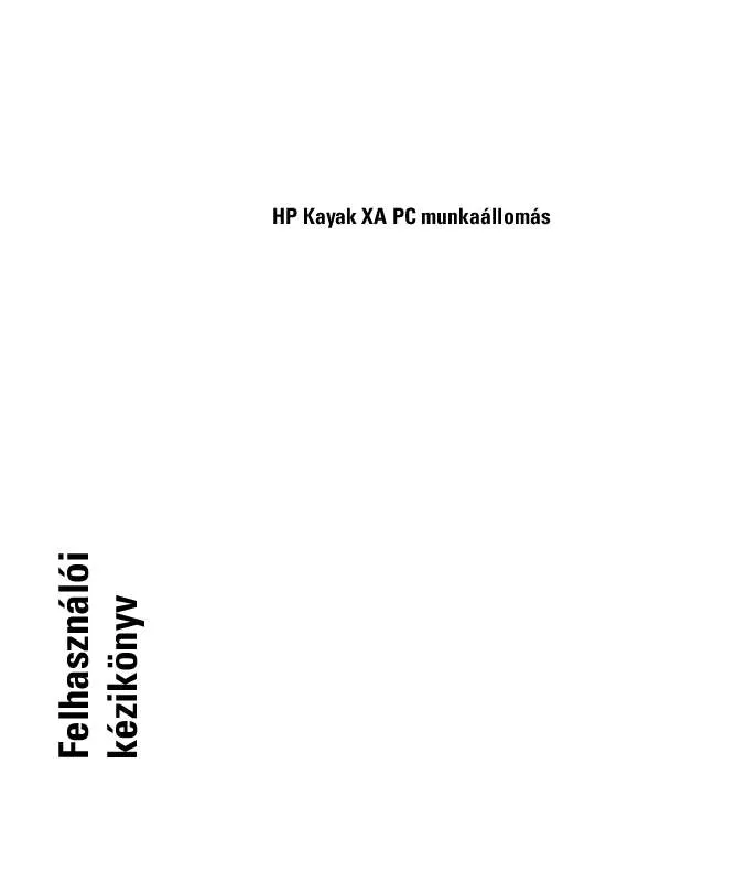 Mode d'emploi HP KAYAK XA 05XX