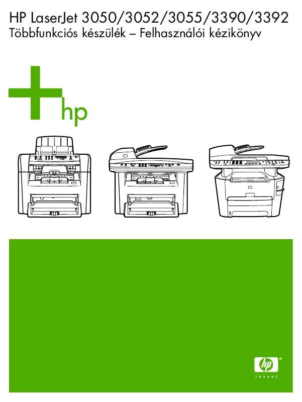 Mode d'emploi HP LASERJET 3052 ALL-IN-ONE