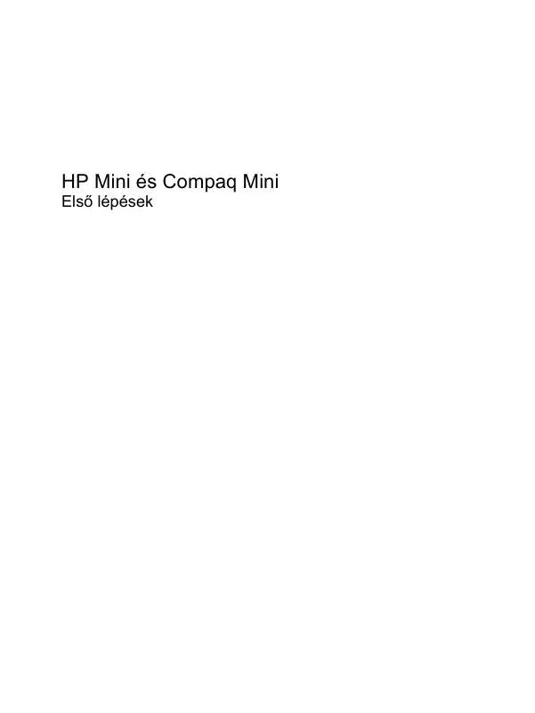 Mode d'emploi HP MINI 110-3690EA