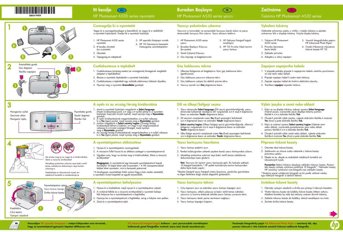 Mode d'emploi HP PHOTOSMART A530