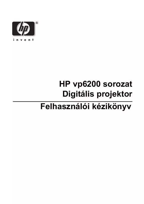 Mode d'emploi HP VP6210