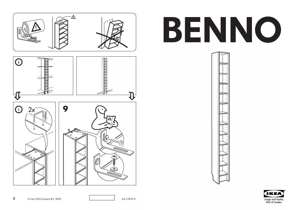 Mode d'emploi IKEA BENNO CD TORONY