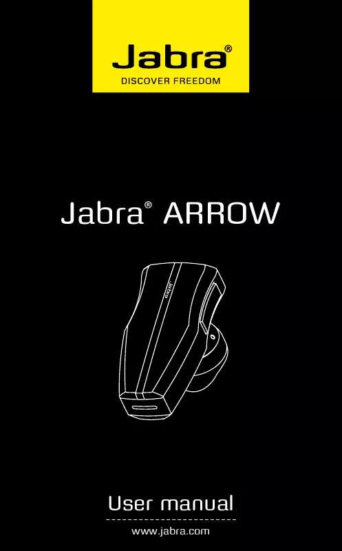 Mode d'emploi JABRA ARROW