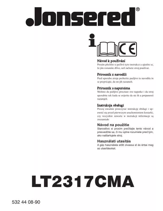 Mode d'emploi JONSERED LT 2317 CMA