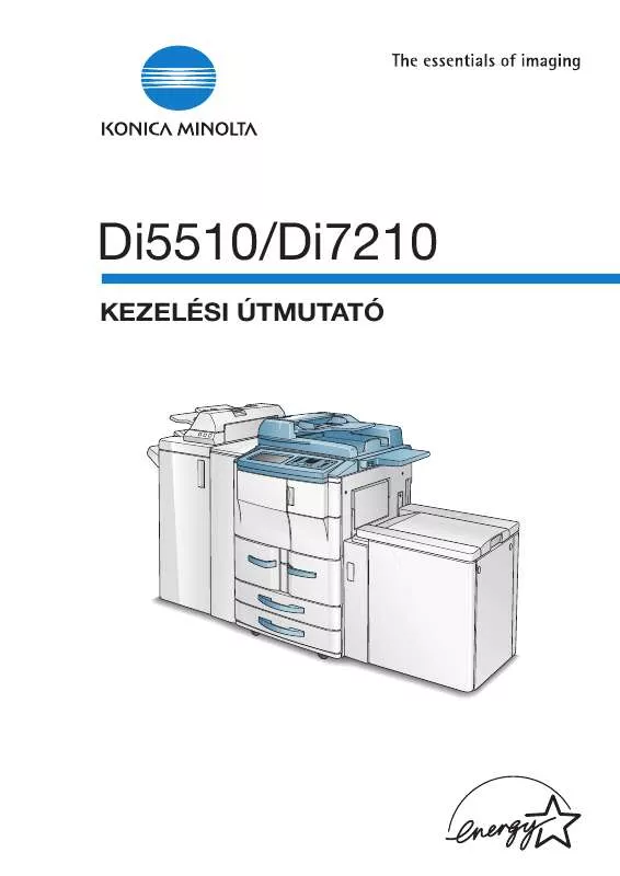 Mode d'emploi KONICA MINOLTA DI7210