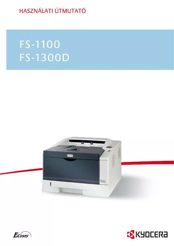 Mode d'emploi KYOCERA FS-1100