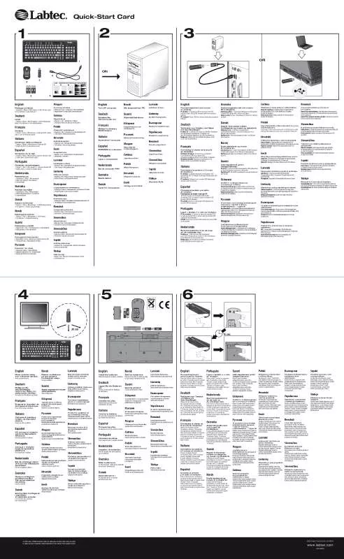 Mode d'emploi LABTEC MEDIA WIRELESS DESKTOP 800