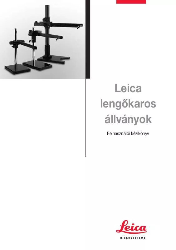 Mode d'emploi LEICA SWINGARM STAND