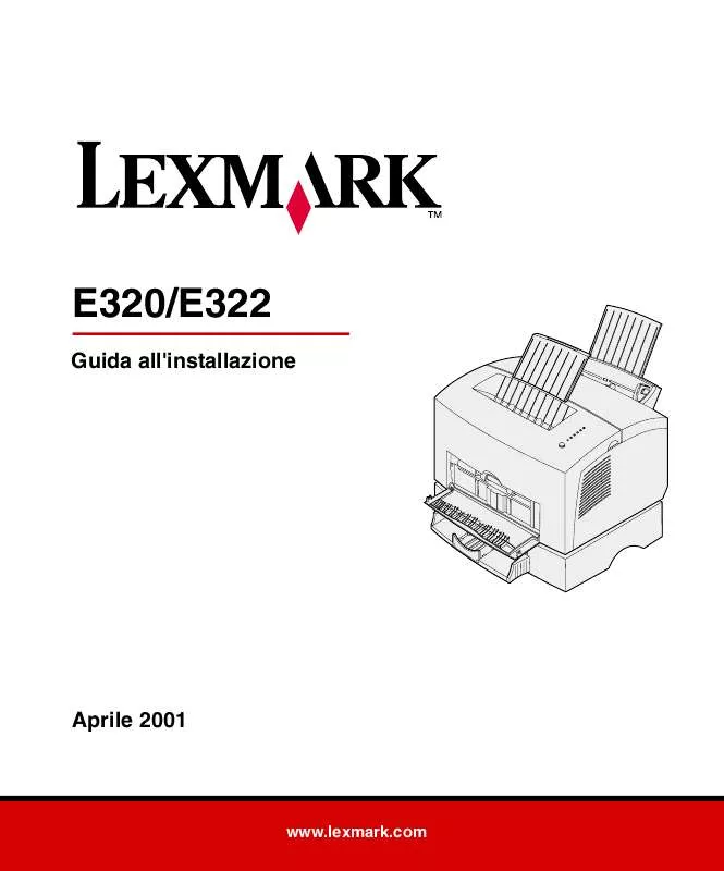 Mode d'emploi LEXMARK E320