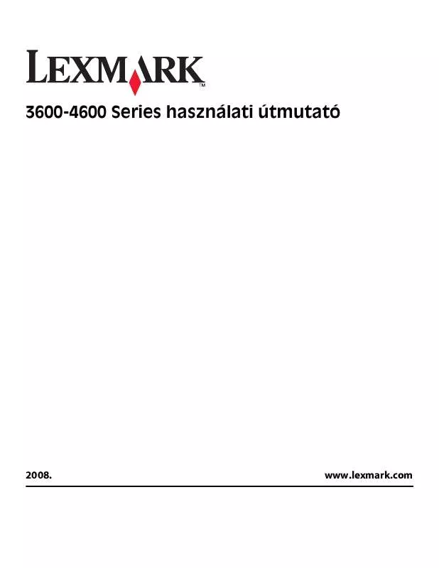 Mode d'emploi LEXMARK X3650