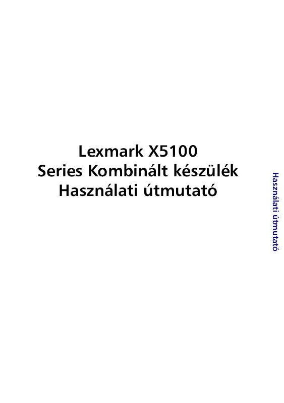 Mode d'emploi LEXMARK X5150