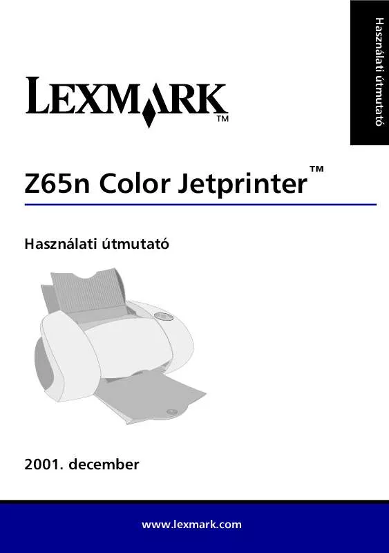 Mode d'emploi LEXMARK Z65N