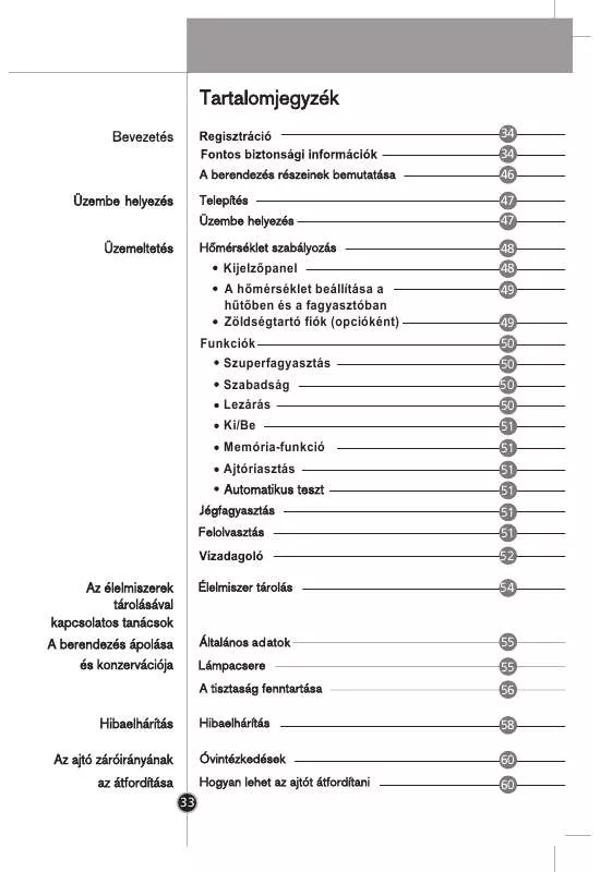 Mode d'emploi LG GR-F449-BSQW