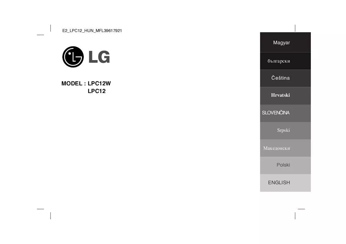 Mode d'emploi LG LPC-12W