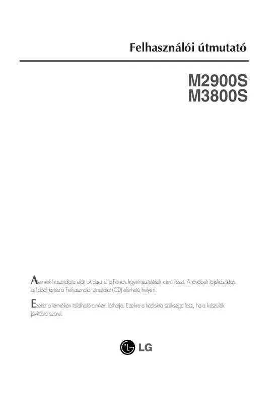 Mode d'emploi LG M2900S