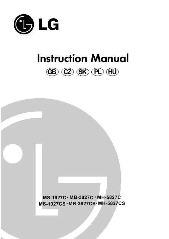 Mode d'emploi LG MS-1927-C