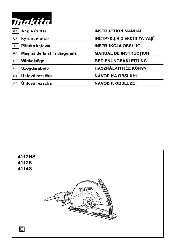 Mode d'emploi MAKITA 4112S