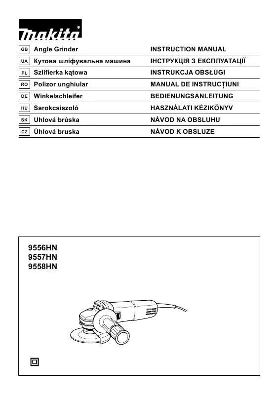 Mode d'emploi MAKITA 9557HN