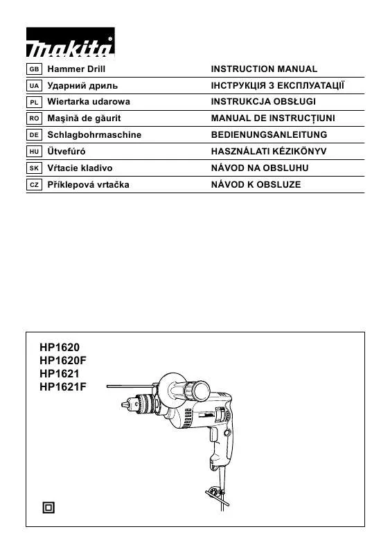 Mode d'emploi MAKITA HP1620