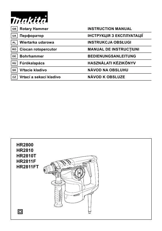 Mode d'emploi MAKITA HR2810T