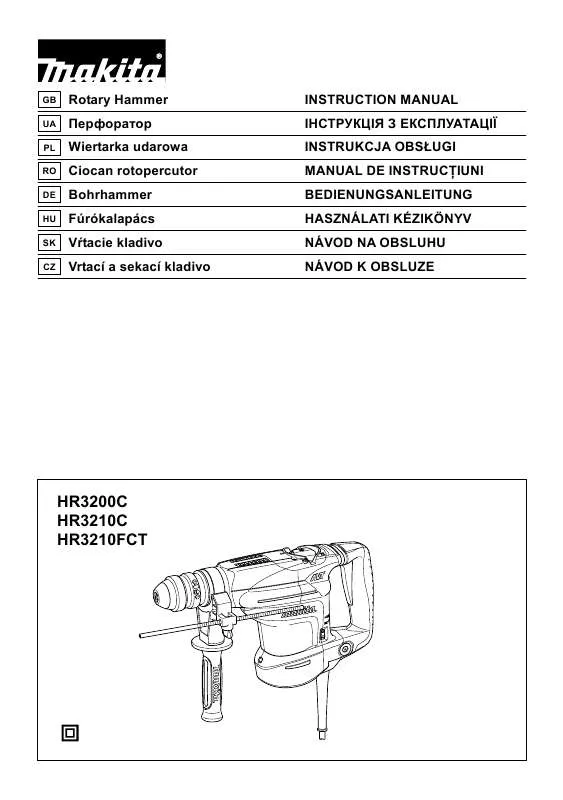 Mode d'emploi MAKITA HR3210FCT