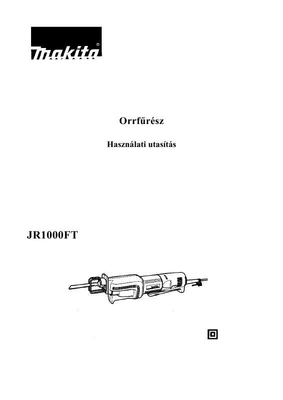 Mode d'emploi MAKITA JR1000FT