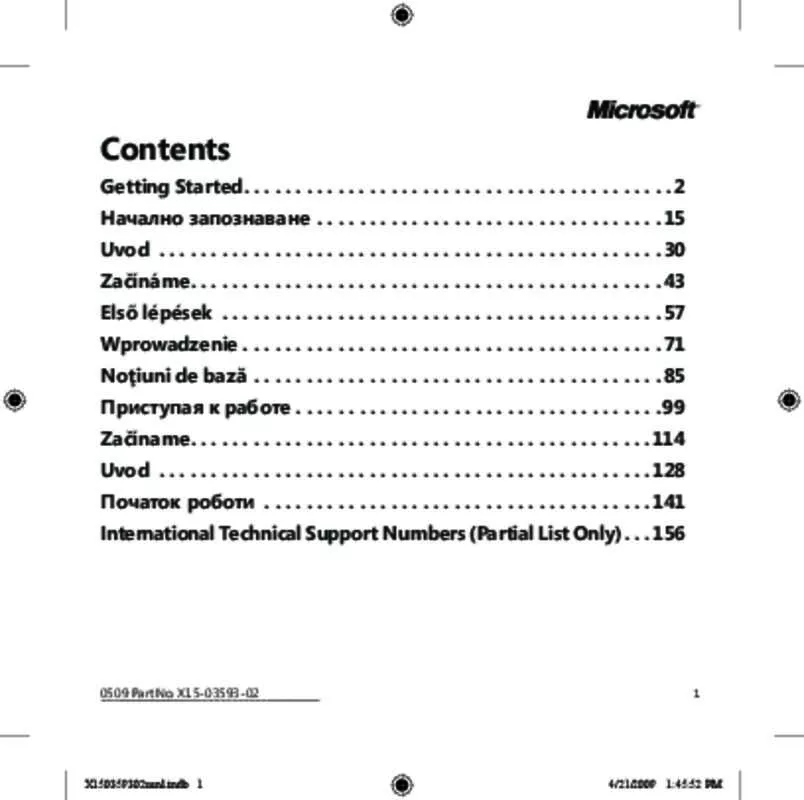 Mode d'emploi MICROSOFT WIRED KEYBOARD 600