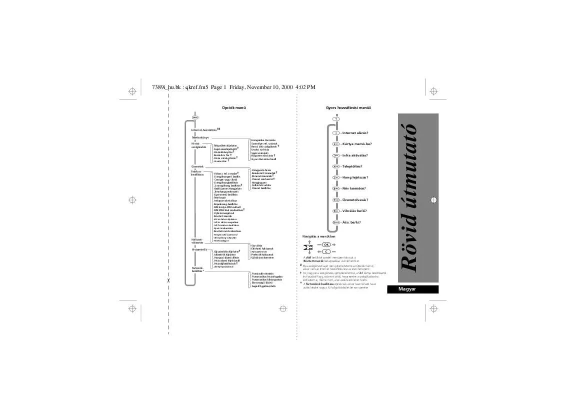 Mode d'emploi MOTOROLA T260