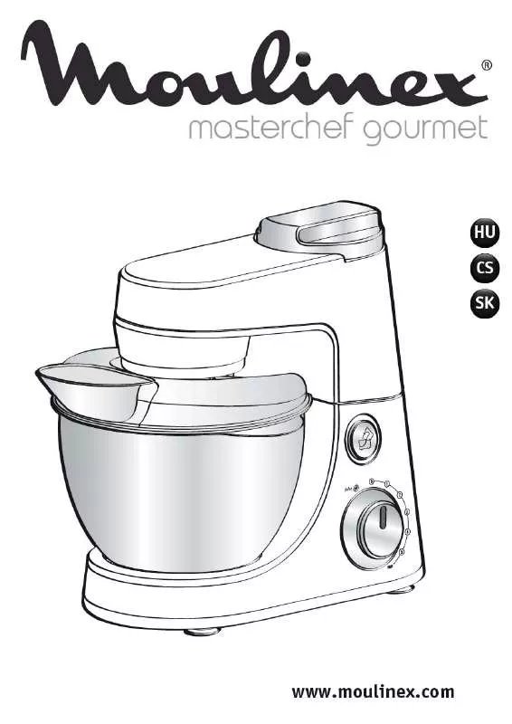 Mode d'emploi MOULINEX MASTERCHEF GOURMET QA4