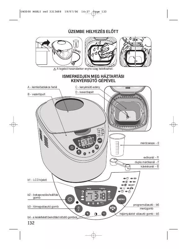 Mode d'emploi MOULINEX OW3000