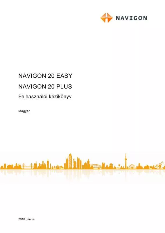 Mode d'emploi NAVIGON 20 EASY