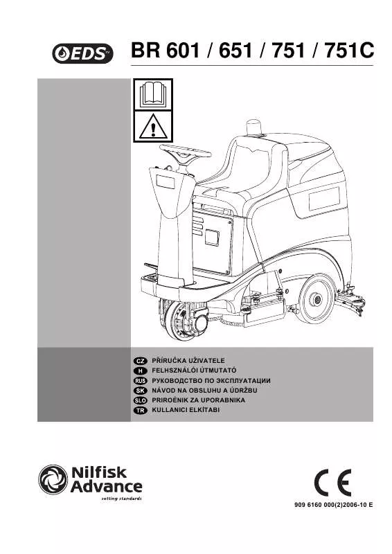 Mode d'emploi NILFISK BR 651