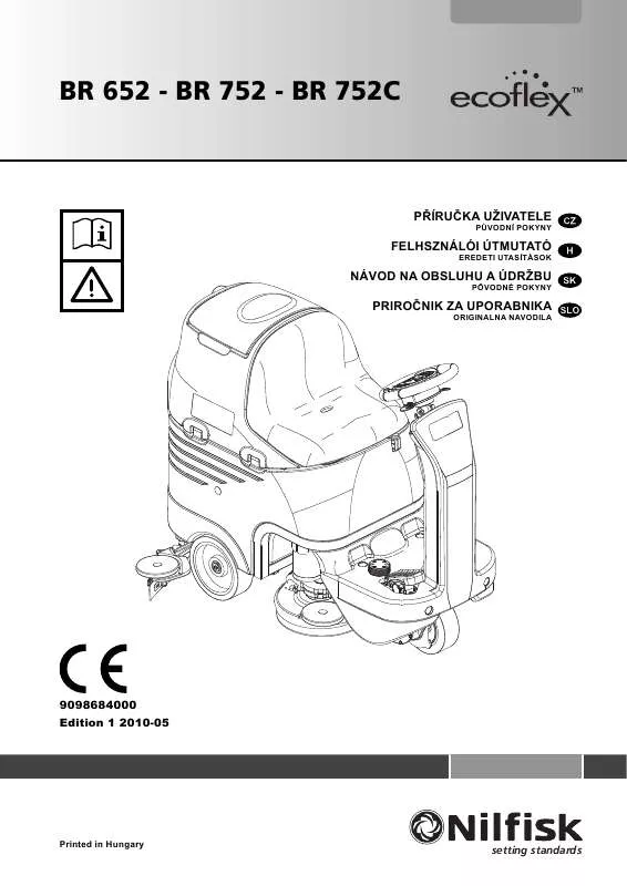 Mode d'emploi NILFISK BR 752