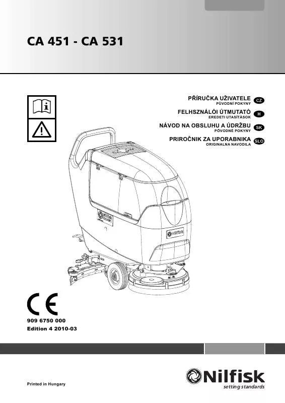 Mode d'emploi NILFISK CA 451