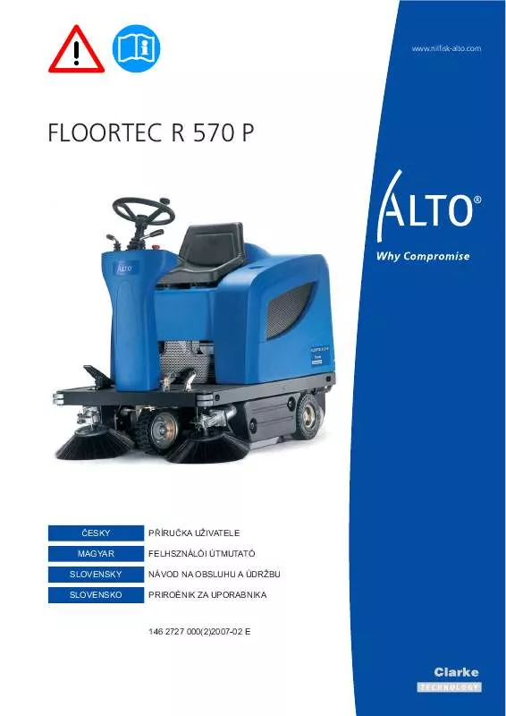 Mode d'emploi NILFISK FLOORTEC R 570 P