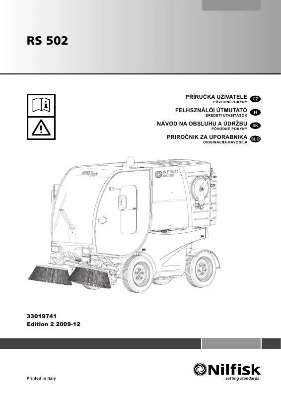 Mode d'emploi NILFISK RS 502