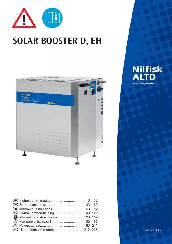 Mode d'emploi NILFISK SOLAR BOOSTER E