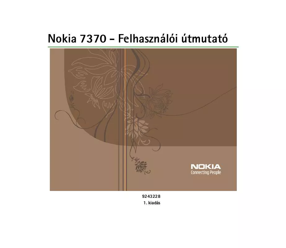 Mode d'emploi NOKIA 7370