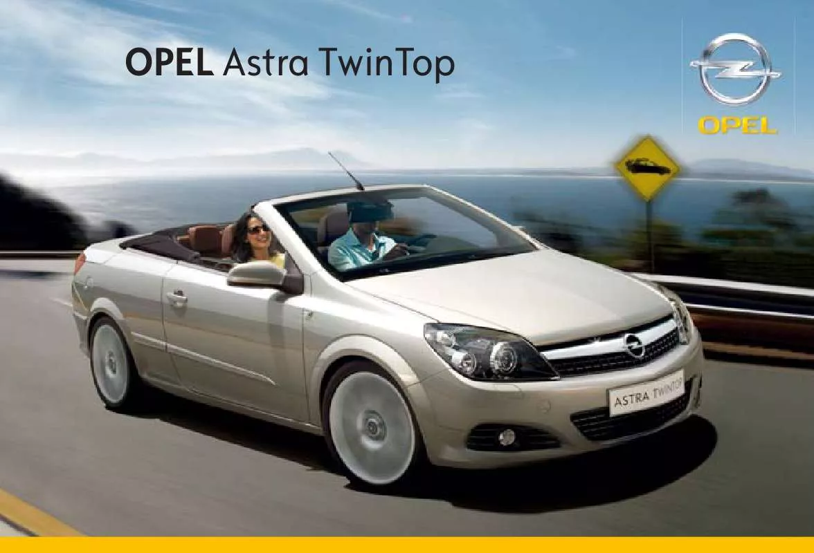 Mode d'emploi OPEL ASTRA TWINTOP